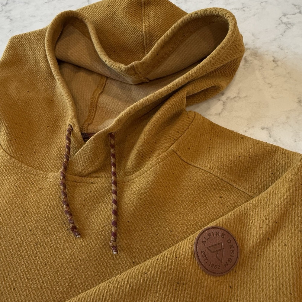 Alpine Design Pullover Hoodie L Goldenrod - Picture 1 of 6